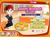 Игра Кухня Сары: банановый пирог Игра Кухня Сары: банановый пирог